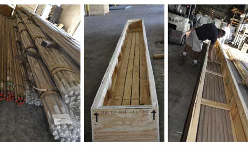Crating, packing, shipping services